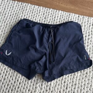 ASRV Dark Blue Mens Athletic Shorts 5” inseam